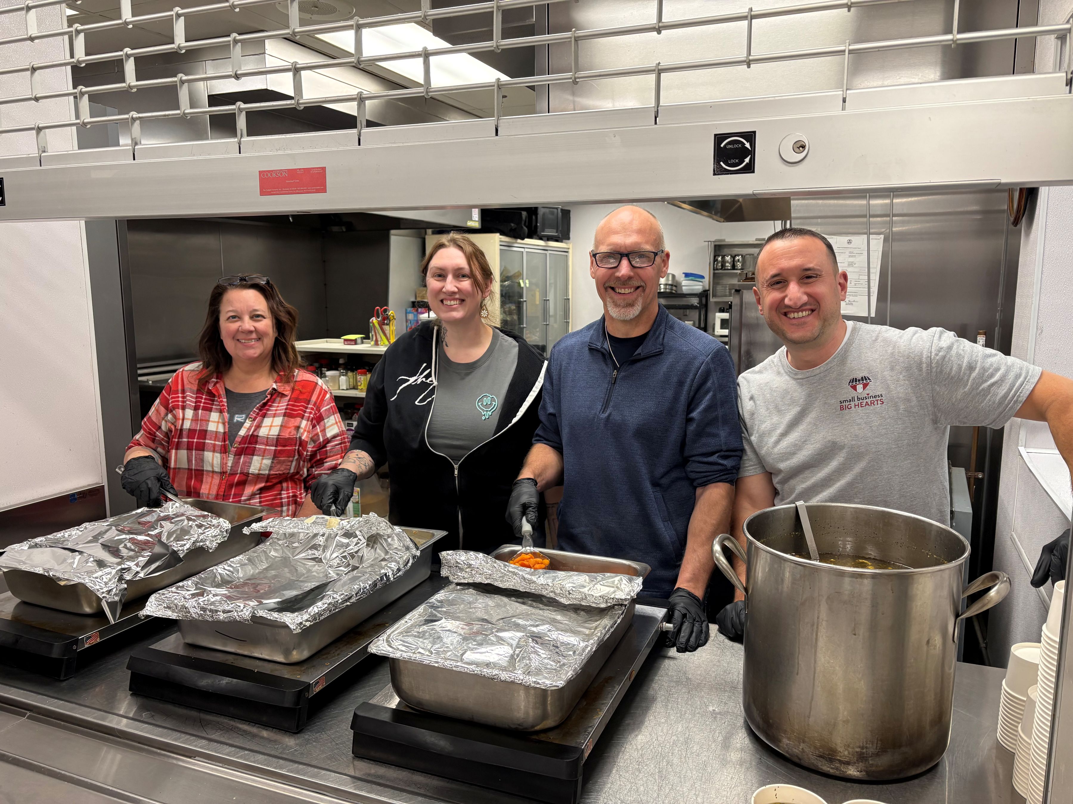 Serving at Shalom Center